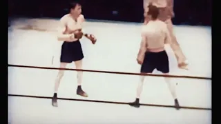 Tony Canzoneri vs. Lou Ambers I (10.3.1935) - Full Fight Colorized
