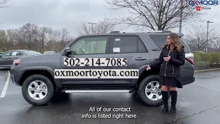 Walkaround on a new 2023 Toyota 4Runner SR5 Premium, for sale at Oxmoor Toyota.