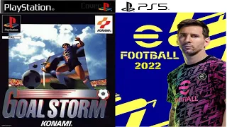 Evolution of PES Games  (1995-2022)