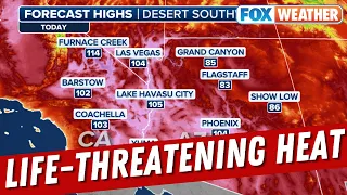 Scorching Triple-Digit Heat Escalates To Life-Threatening Situation Out West