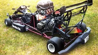 DIY reckless Kart with kawasaki ninja engine!