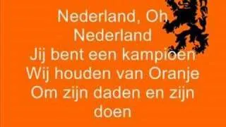 André Hazes - Wij houden van oranje (SONGTEKST)