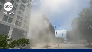 Crews respond to gas explosion at Chase Bank building in Ohio