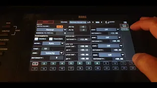 Korg Pa5x Sound Edit Menu Full demonstration