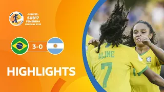 CONMEBOL Sub17 FEM 2022 | Brasil 3-0 Argentina | HIGHLIGHTS