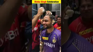 Rinku Singh Celebration After 5 Sixes 🔥 #kkr #rinkusingh #tataipl2022 #ipl #shorts #viral