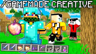 SPEEDRUN IN CREATIVA vs 2 CACCIATORI - Minecraft ITA