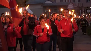 Fackelzug der SPÖ Schwechat