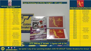 Golden Breakers - Staxx, Pick a Pack and Breaks - 08/29/2020