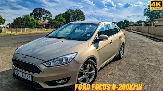 Ford Focus 1.5 Ecoboost Sedan Review 0-200kmh Acceleration