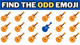 Find The Odd Emoji😎| Can You Spot The Odd One out?🤔 #quiz #entertainment #findtheoddemojiout #emoji