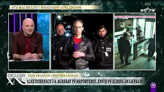 Reacția Cristinei Cioran după ce Alex Dobrescu l-a lovit pe reporterul XNS