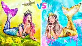 ¡Sirena Mala VS Buena! Nos Convertimos en SIRENAS