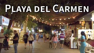 Playa del Carmen Evening Walk on 5th Avenue