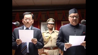 Shri Pawan Chamling swearing in as the Chief Minister -2009