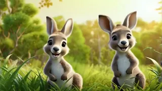 Boing Boing Kangaroos | Kids Songs | Nursery Rhymes | Animal Songs | Sing & Play @Babypomeloworks