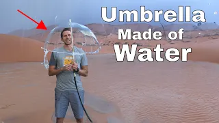 Can an Umbrella Made of Water Stop the Rain?