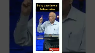 Being a testimony before satan (By: Ps.Zac Poonen) #Sermonclip #ZacPoonen #cfc #youtubeshorts #reels