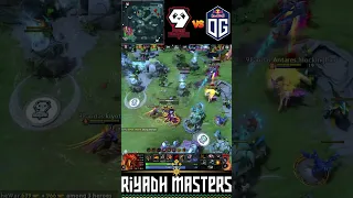 9pandas vs OG 🔥| Riyadh Masters 2023 🕌 #dota2 #shorts