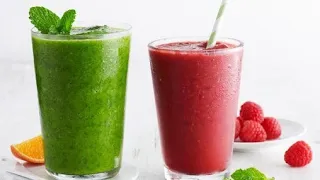 Delicious Two Ways Green & Red Smoothie Recipe In Urdu & Hindi | 10 Minutes Recipe | Chulha Chauki