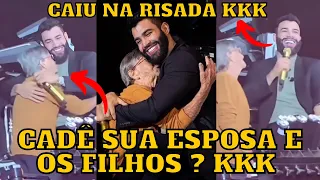 Gusttavo Lima e SENHORINHA divertida que COBRA dele: Cadê a Andressa Suita e os meninos ? KKKK