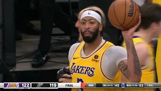 WILD SEQUENCE! Final 4:31 Lakers fend off Spurs in a nail biter game! Los Angeles win 122-119