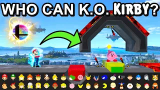 Who Can K.O. Kirby With A Final Smash WITHOUT Activating A Switch ? - Super Smash Bros. Ultimate