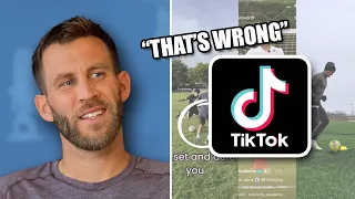 Pro Footballer Reacts to Football Training TikToks