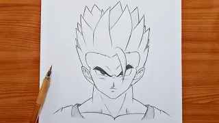 how to draw Gohan ( Dragon Ball ) | Gohan step by step | easy tutorial drawing