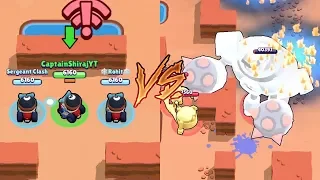 TRIPLE CARL VS ENRAGED BOSS IN BOSS FIGHT | BRAWL STARS TRIPLES MOMENTS