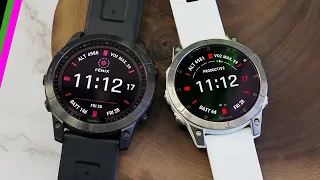 Garmin Fenix 7 vs Garmin EPIX // In-Depth Comparison: Display, Battery Life, and more!