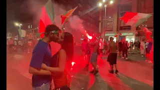 Italia campione d’Europa, centro di Bari presidiato dalle forze dell’ordine: la festa è 'al bacio'