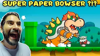 SUPER PAPER BOWSER ?!? - Paper Mario La Puerta Milenaria con Pepe el Mago (#8)
