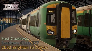 2L52 Brighton to Lewes - East Coastway - Class 377 - Train Sim World 2020