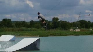 Toeside Backside 720 - JB ONeill - Kicker - Cable Wakeboarding