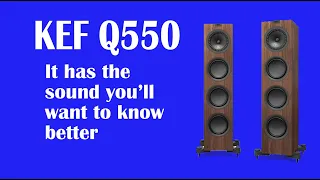 The KEF Q550 tower, the full monty