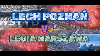 Lech Poznań vs Legia Warszawa ''WSTYD''  Mocna Oprawa kibiców Lecha! Race na boisku! Oprawy meczowe.