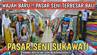 WAJAH BARU PASAR SENI SUKAWATI BALI ! PASAR OLEH OLEH KHAS BALI