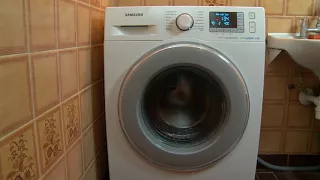 Samsung washing machine eco drum clean program - wash wasching machine demo