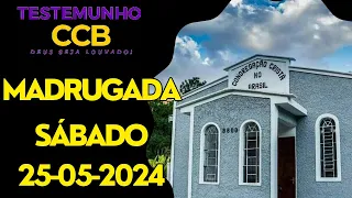 TESTEMUNHO MADRUGADA DE SÁBADO DIA 25-05-2024 #live16