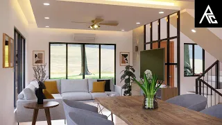 Fabulous 3-Bedroom 2-Storey Small House Design Idea (8x8 Meters Only)