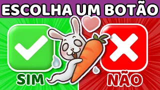 Sim ou Não|🐇🥕Especial de Páscoa| Escolha um botão TikTok| Jogo das Escolhas 🍫🥚| Quiz Choose a button