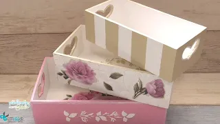 How to Decorate Wooden Boxes with Decoupage, Crackle, Embossing, Stencils and Paints