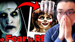 IRL GHOST.. Film Theory: The TRUE STORY of The Conjuring Horror Movies - What REALLY Happened? 🆁🅴🅰🅲🆃