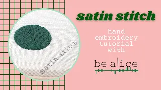 Satin Stitch Tutorial