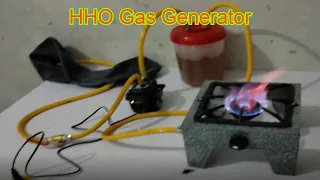 how to make free gas generator from water diy experiment new fuel cell electrolysis  hho lpg gas