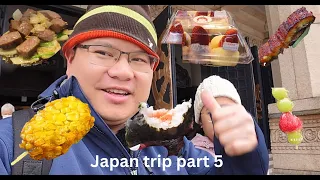 My Japan trip vlog part 5 - Food tour of Tsujiki market 2024