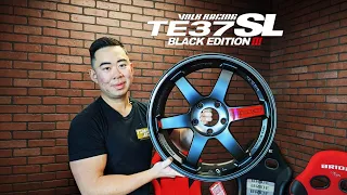 VOLK RACING - TE37SL Black Edition III Review, Unbox & Weight