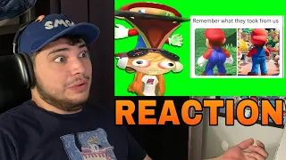 {SMG4} Mario Reacts To Nintendo Memes 11 ft. Meggy [Reaction] "The Memes Never End"