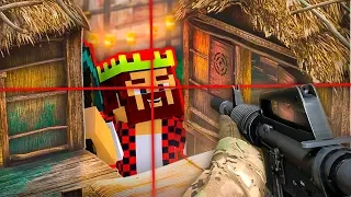 УБИЛ МАЙНКРАФТЕРА В CS:GO